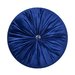 Perna decorativa rotunda catifea albastru regal